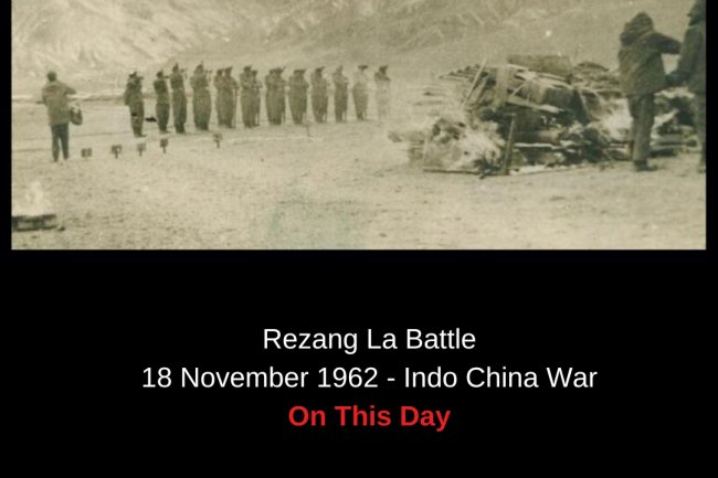 On This Day : November 18 1962 | Battle of Rezang La